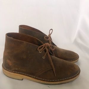 Brown Clark’s desert boots